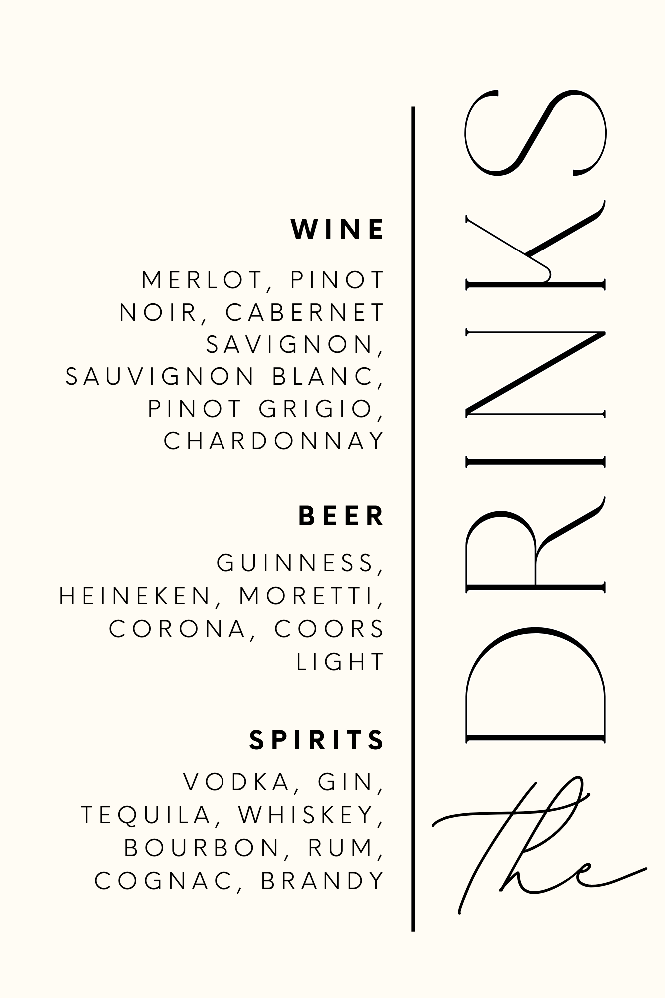 The Drinks