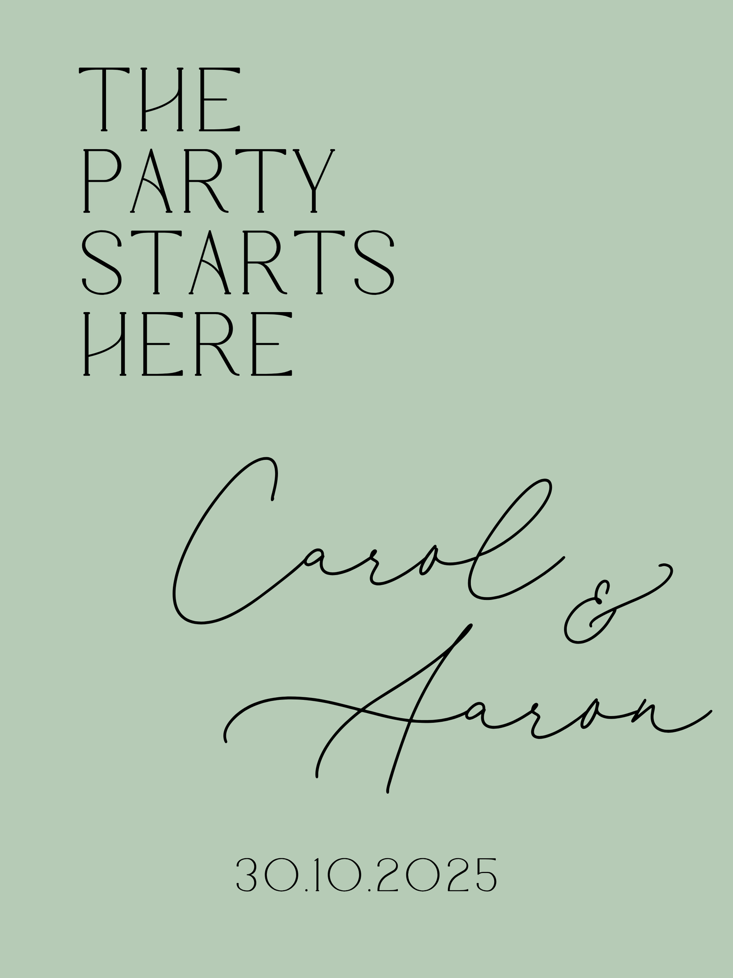 The party starts here