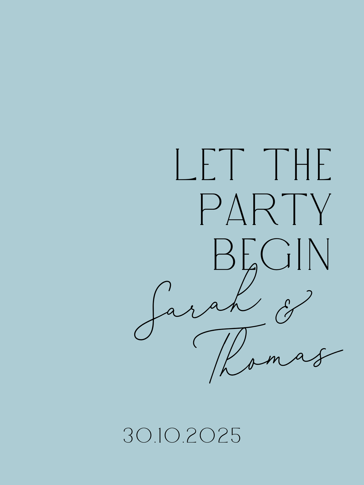 Let the party begin