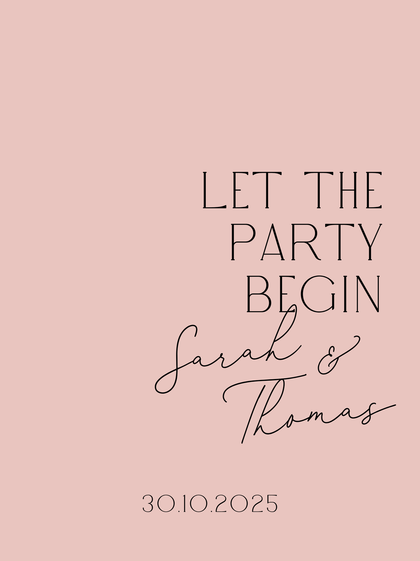 Let the party begin
