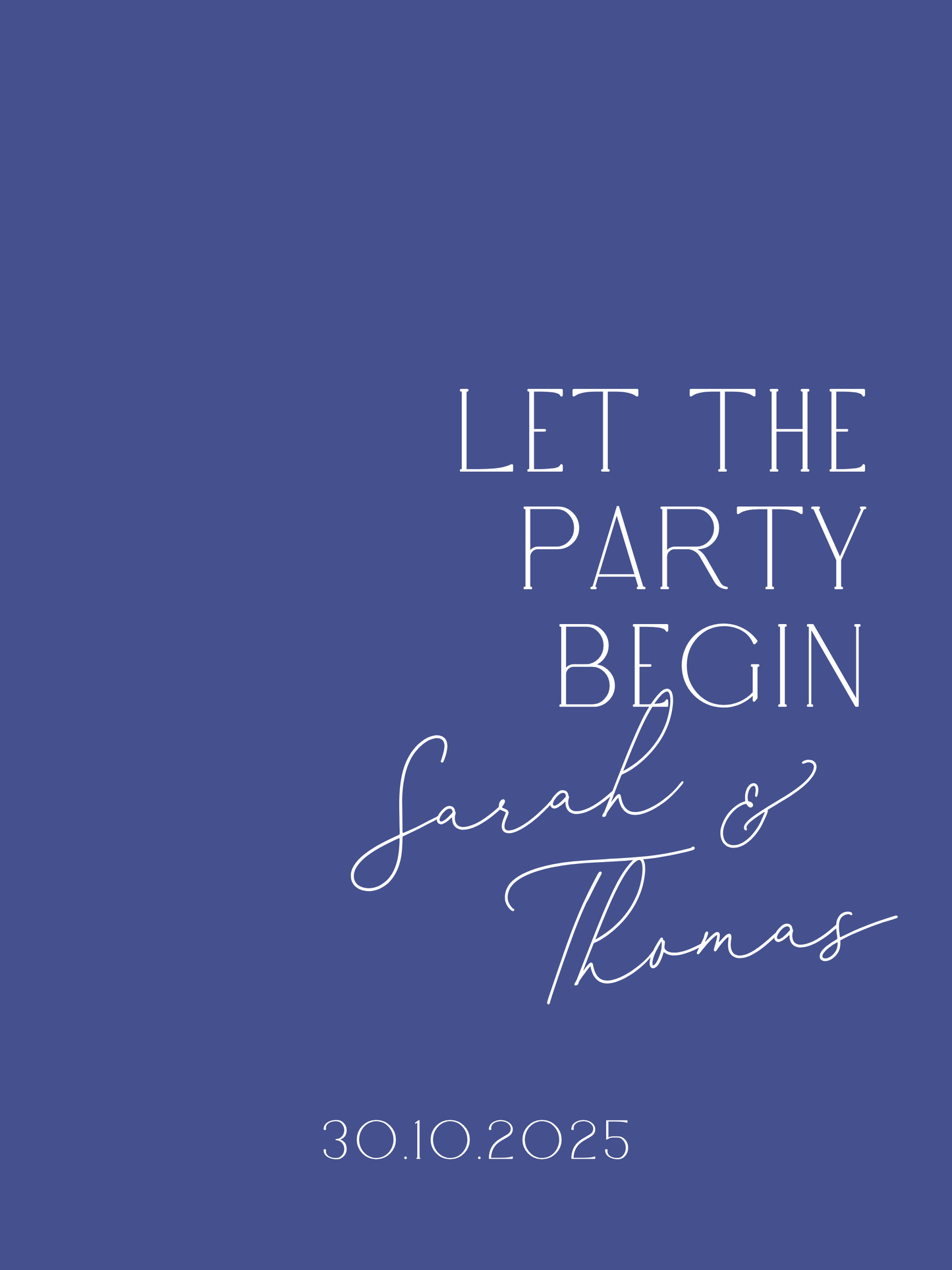 Let the party begin