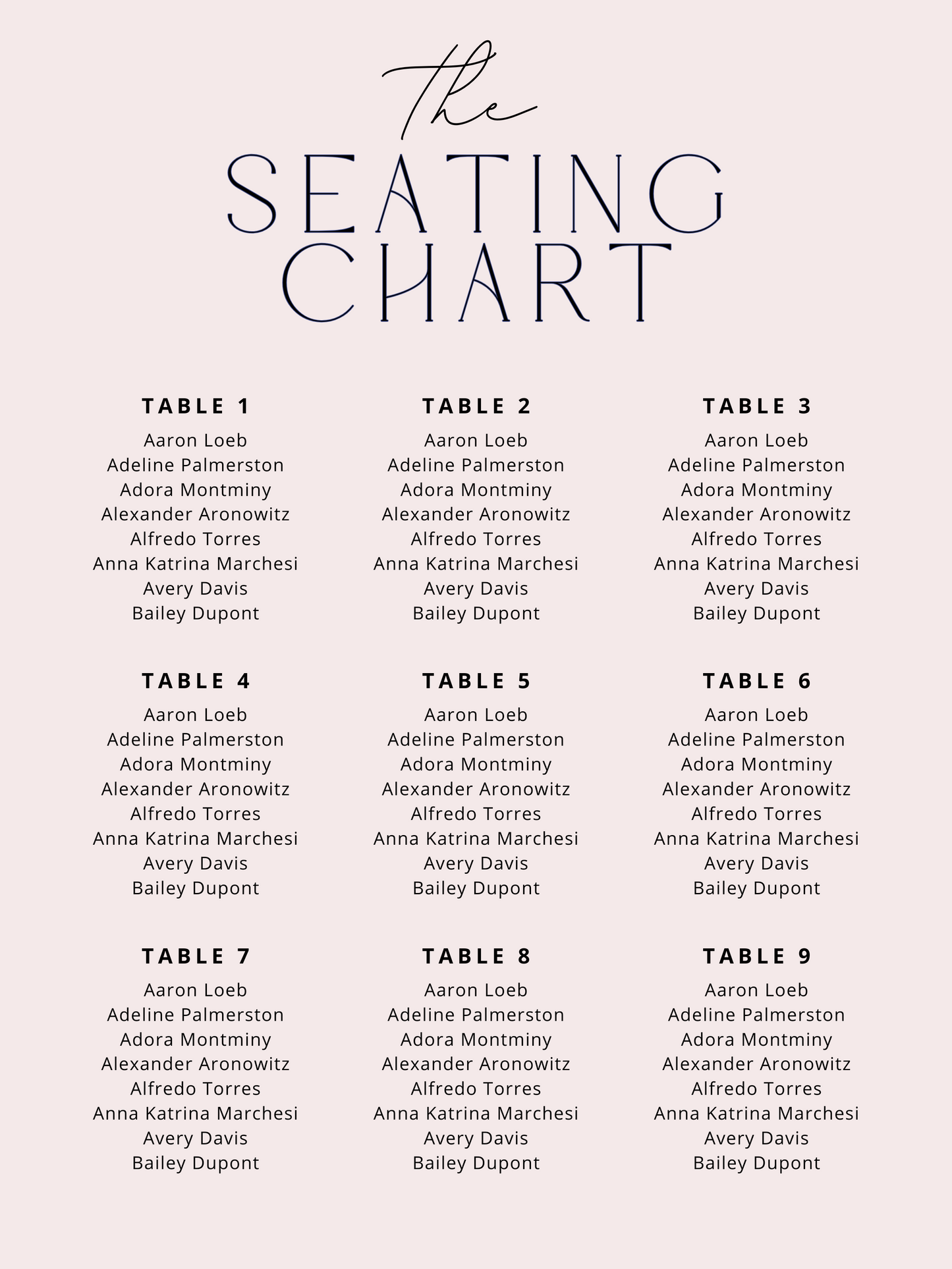 Please be seated