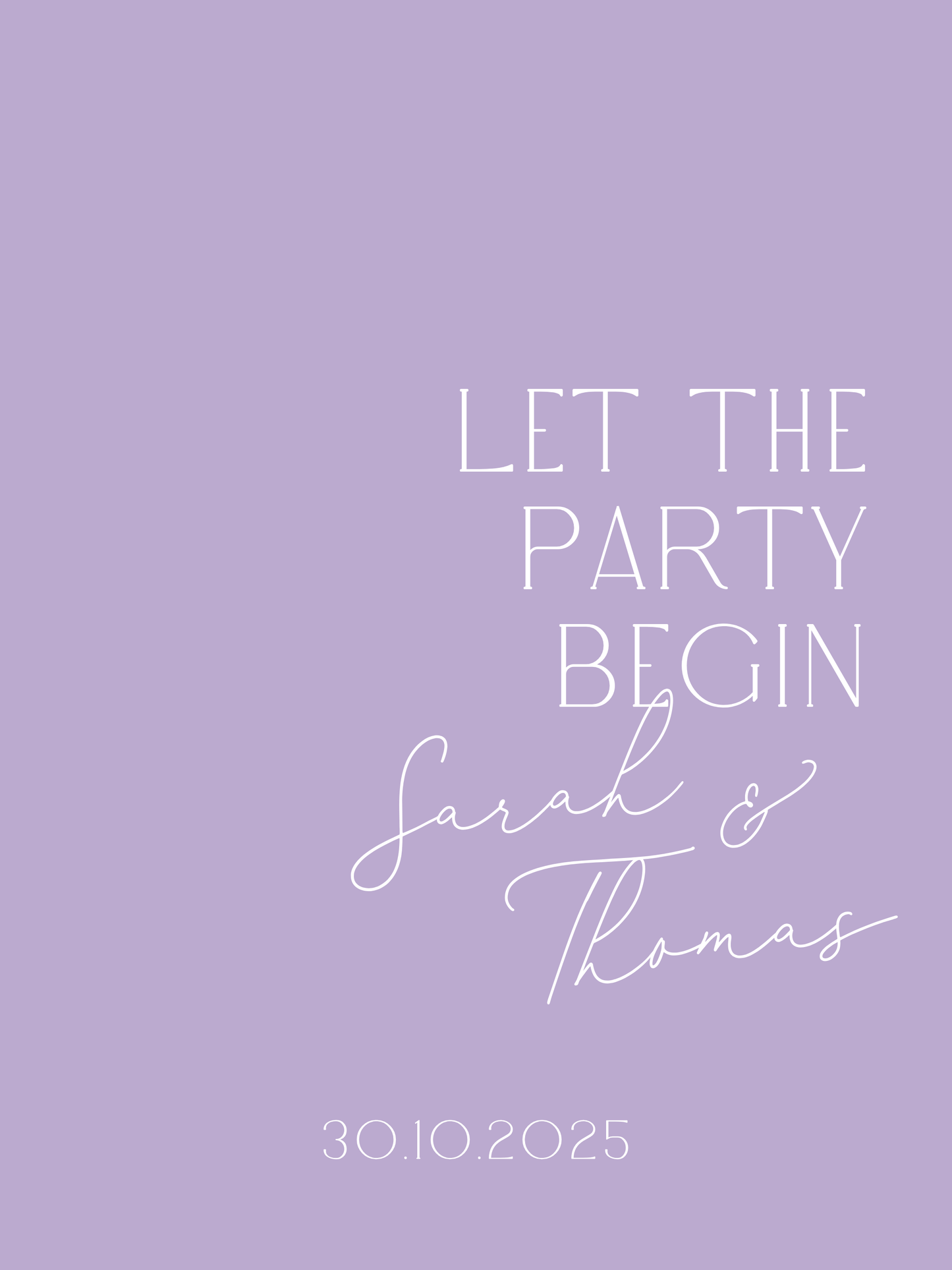 Let the party begin