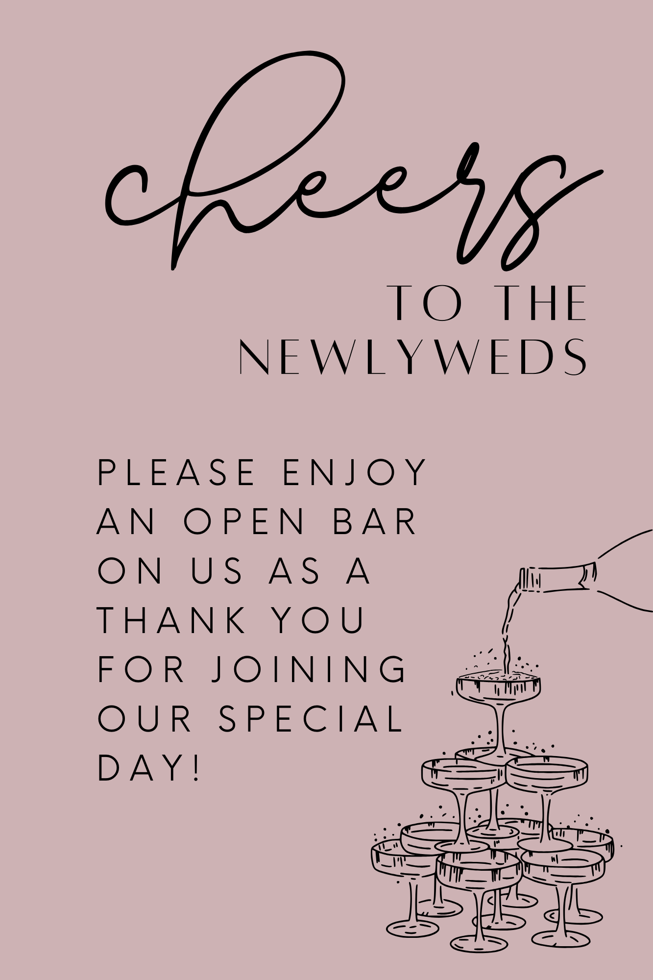 Cheers to the Newlyweds