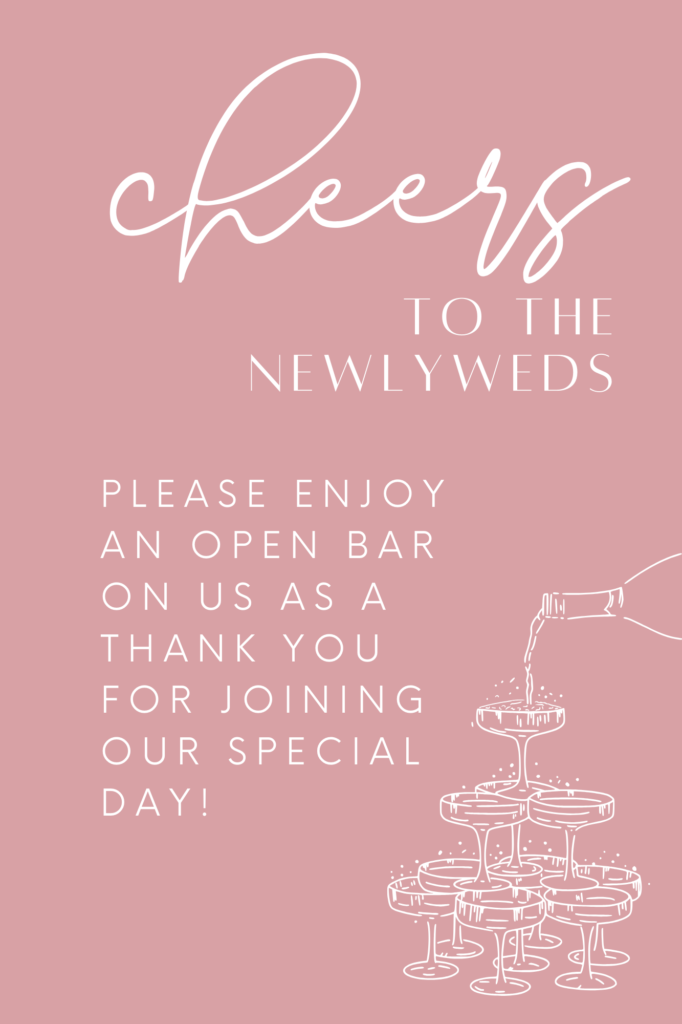 Cheers to the Newlyweds
