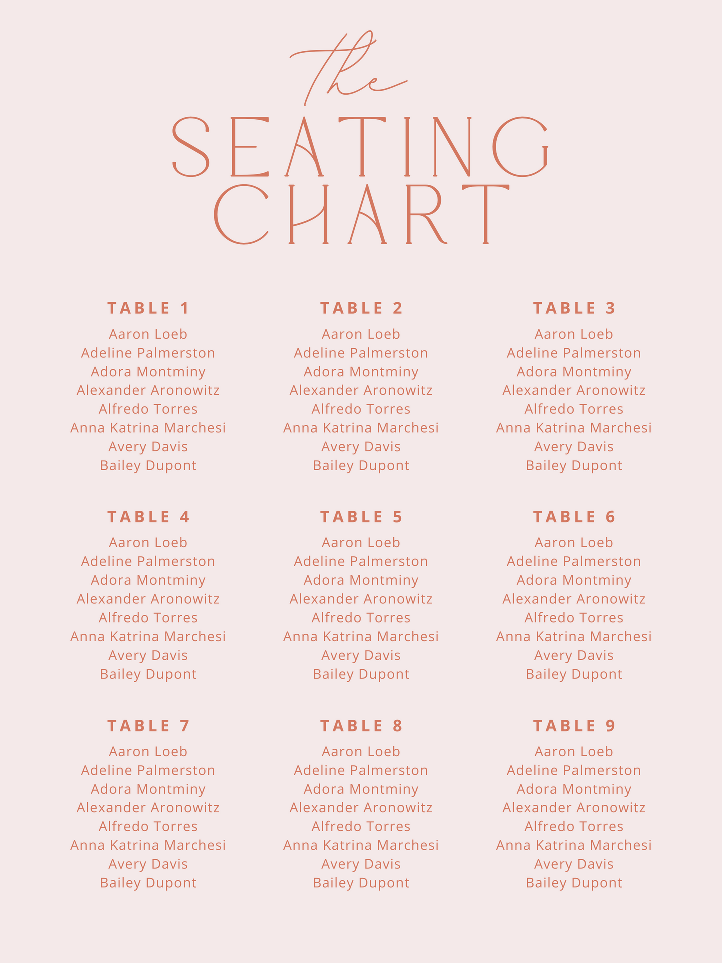 Please be seated