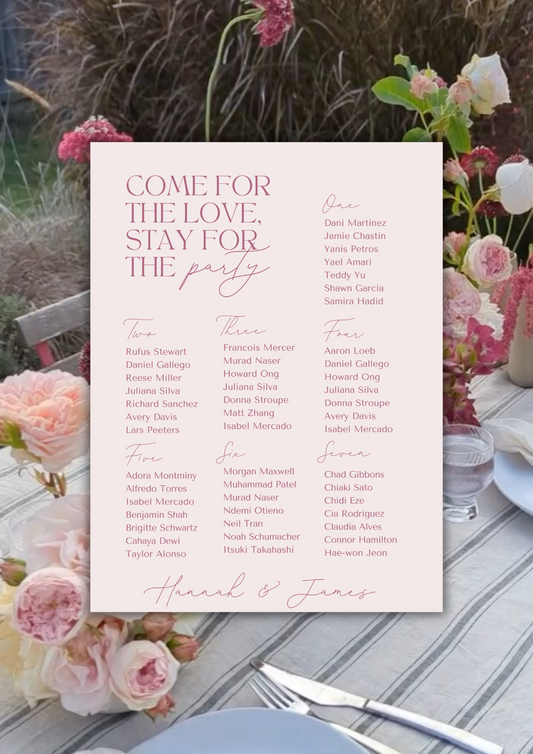 Come for the Love, Stay for the Party