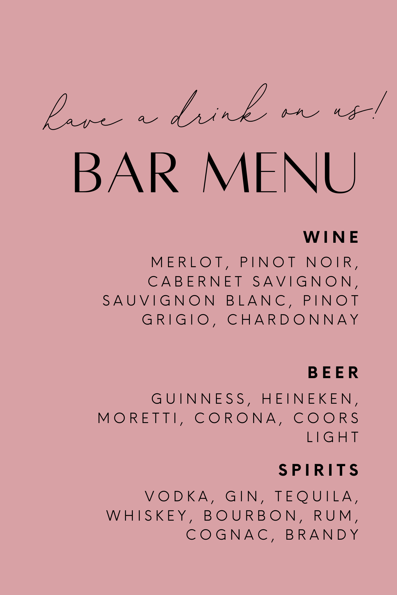 Have a Drink on us!