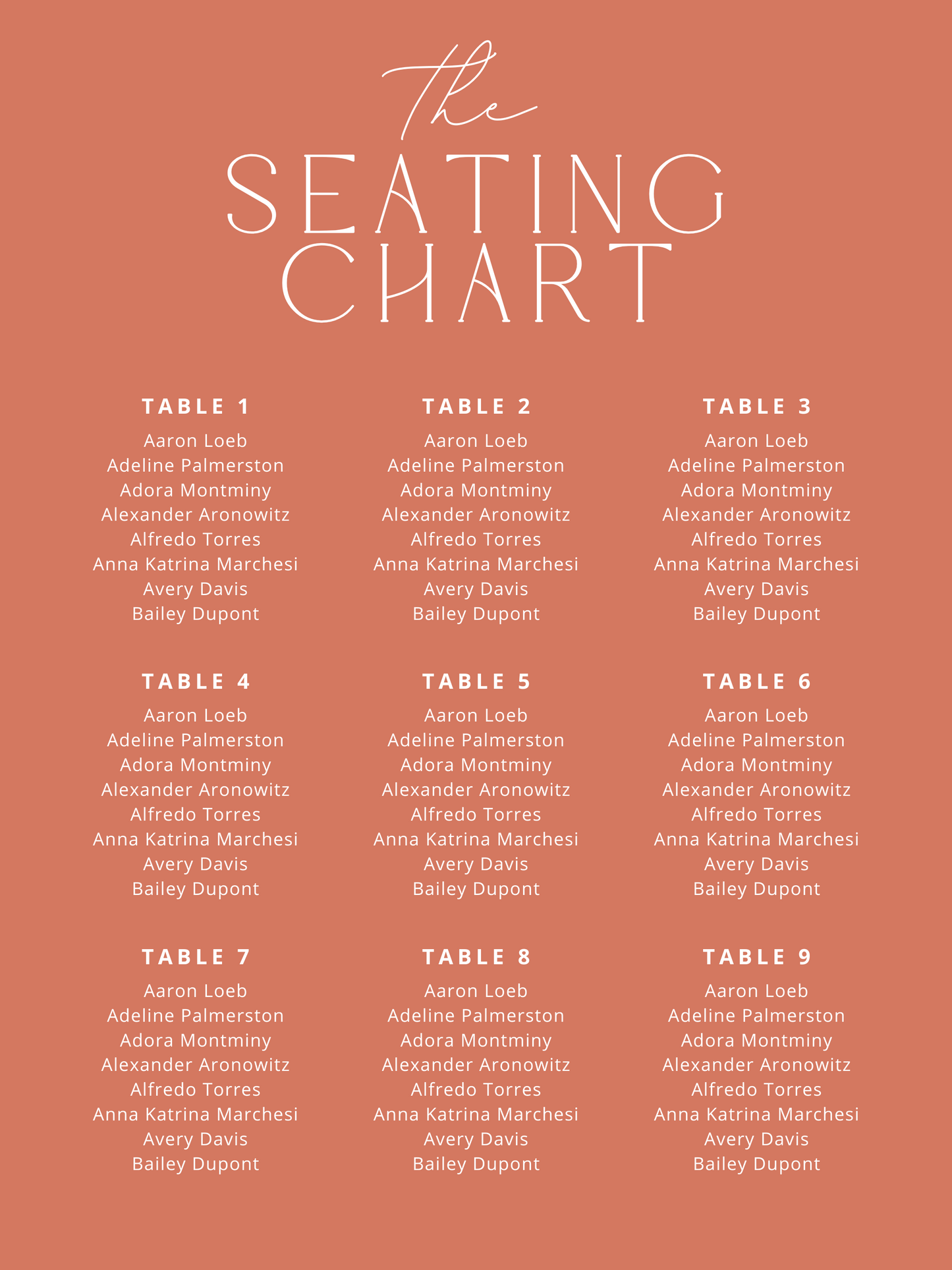 Please be seated