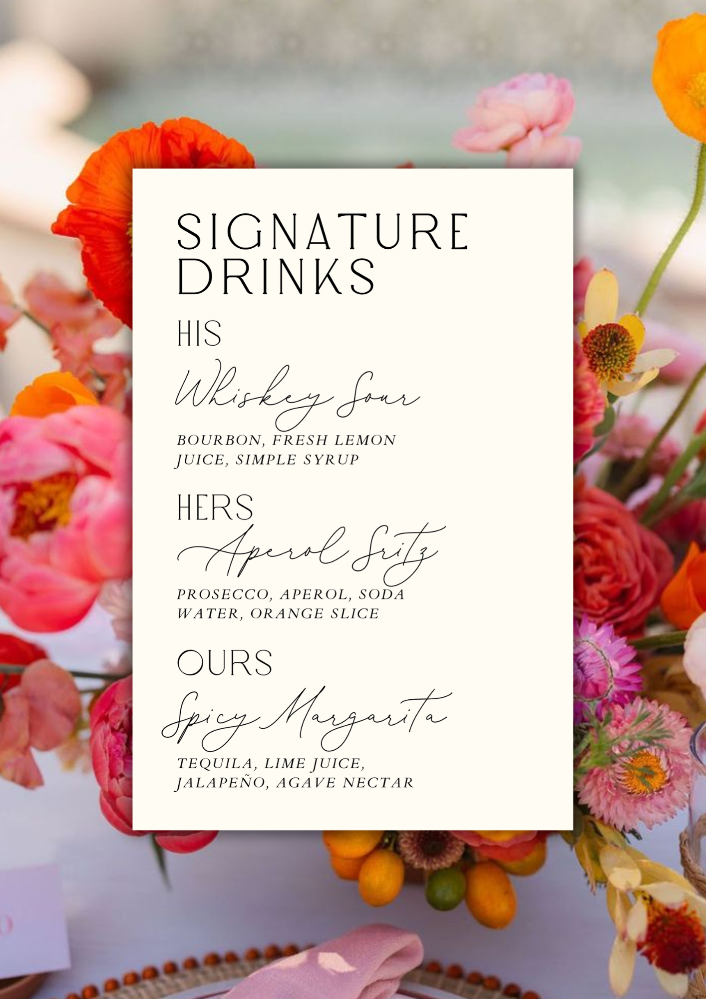 Signature Drinks