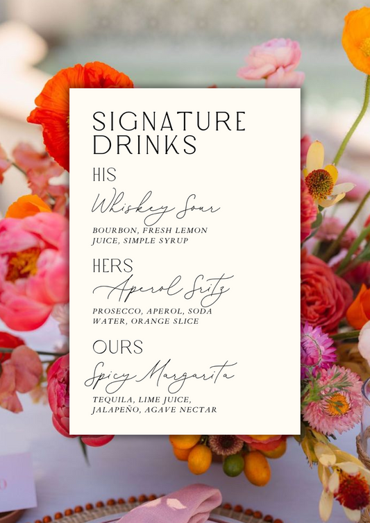Signature Drinks